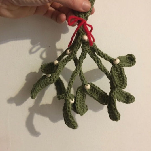 Crocheted Mistletoe