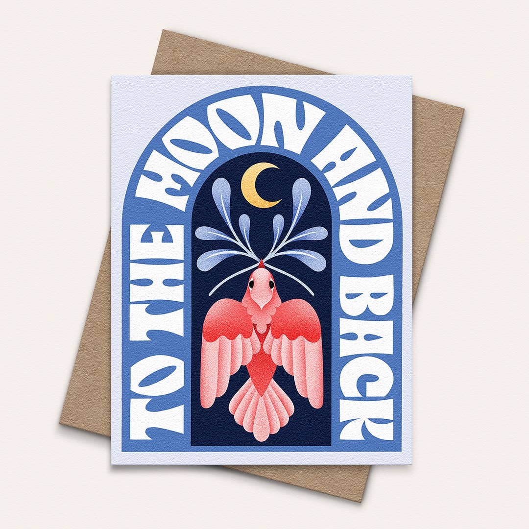 Card - To the Moon and Back