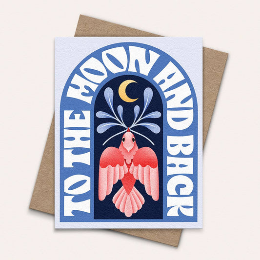 Card - To the Moon and Back