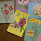 Googly Botany Postcard