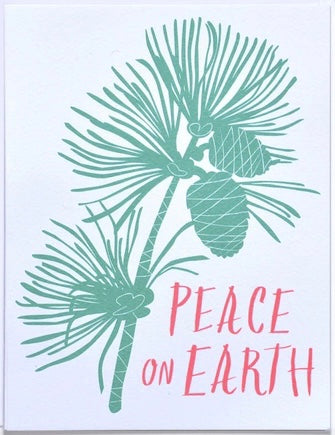 Card: Holiday - Peace (pine)