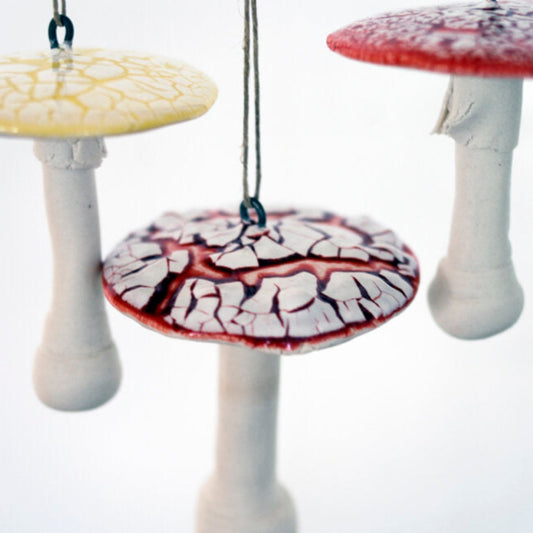 Amanita Mushroom Ornament - Large