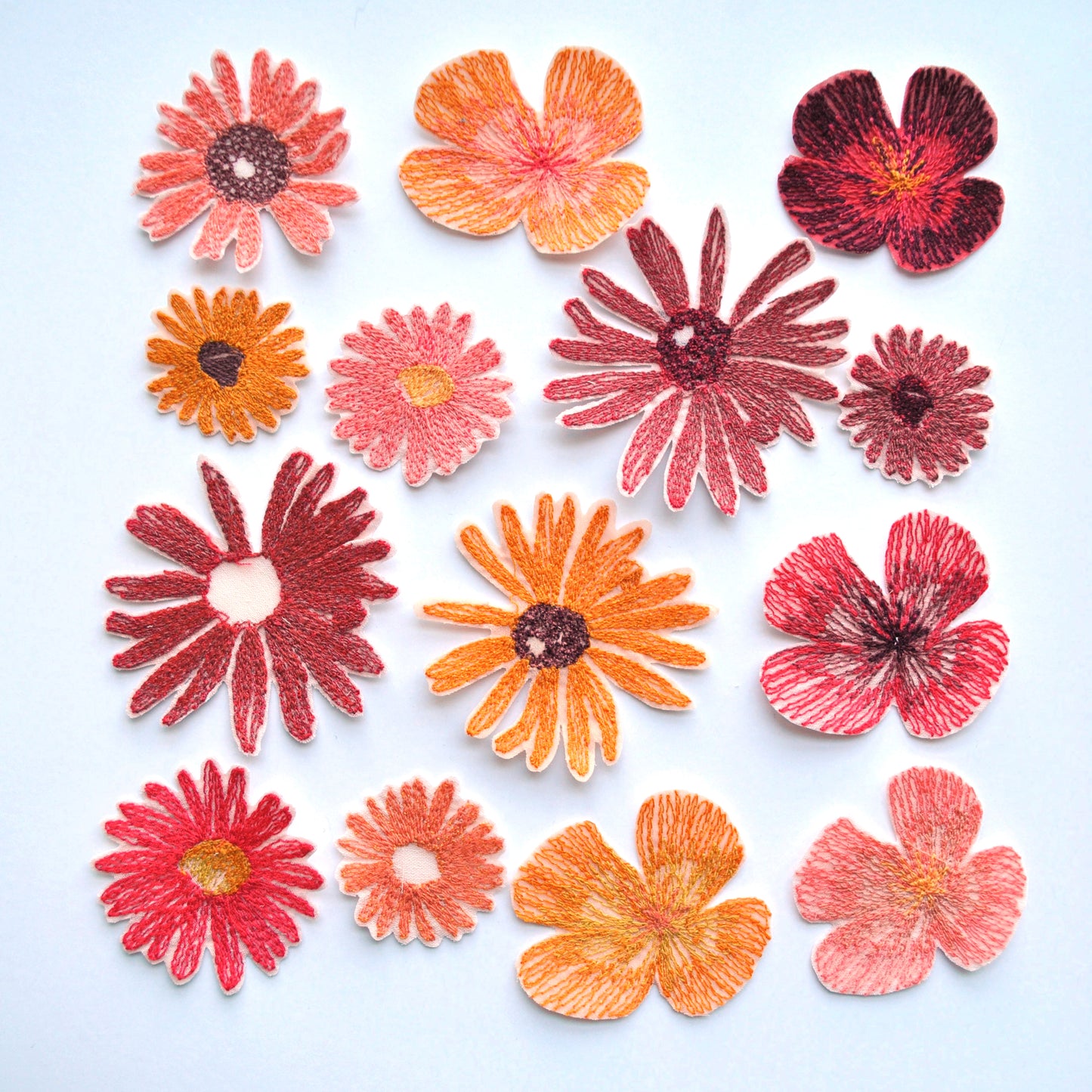 Embroidered Patches - Floral Collections