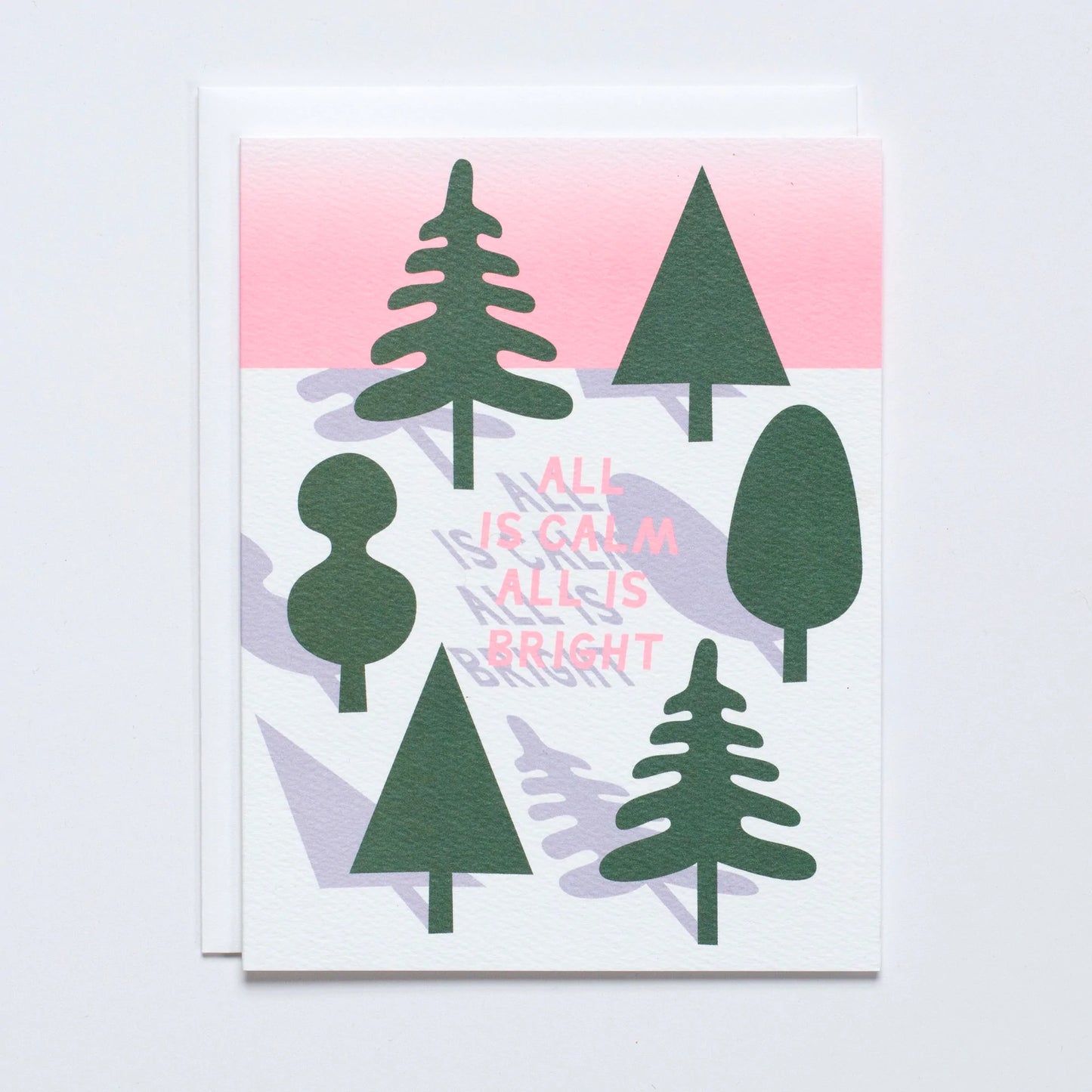 Card: Holiday - All Is Calm