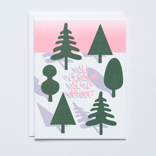 Card: Holiday - All Is Calm