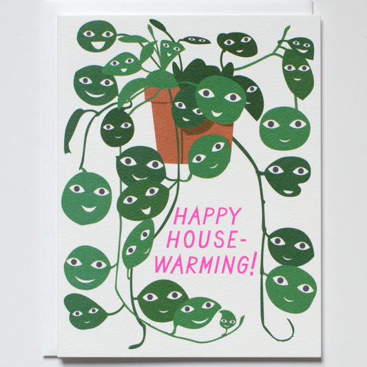 Card: Happy Housewarming - plant