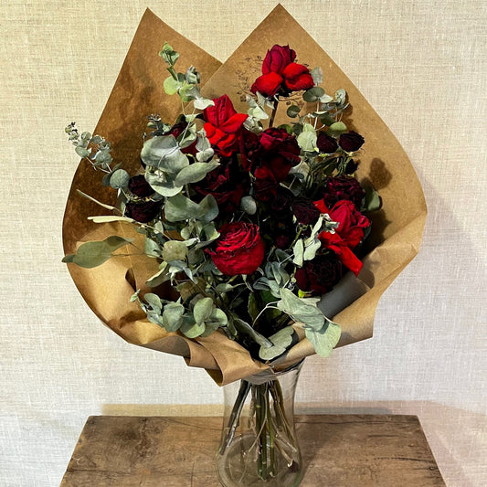 I FIORI Dried Everlasting Rose Dozen