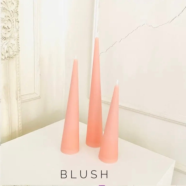 Candle - Beeswax - Cone - Coloured Wax