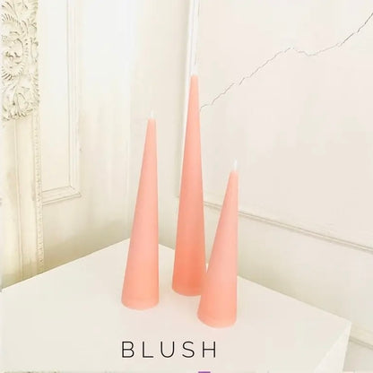 Candle - Beeswax - Cone - Coloured Wax