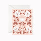 Card: Happy Anniversary - Blush with White