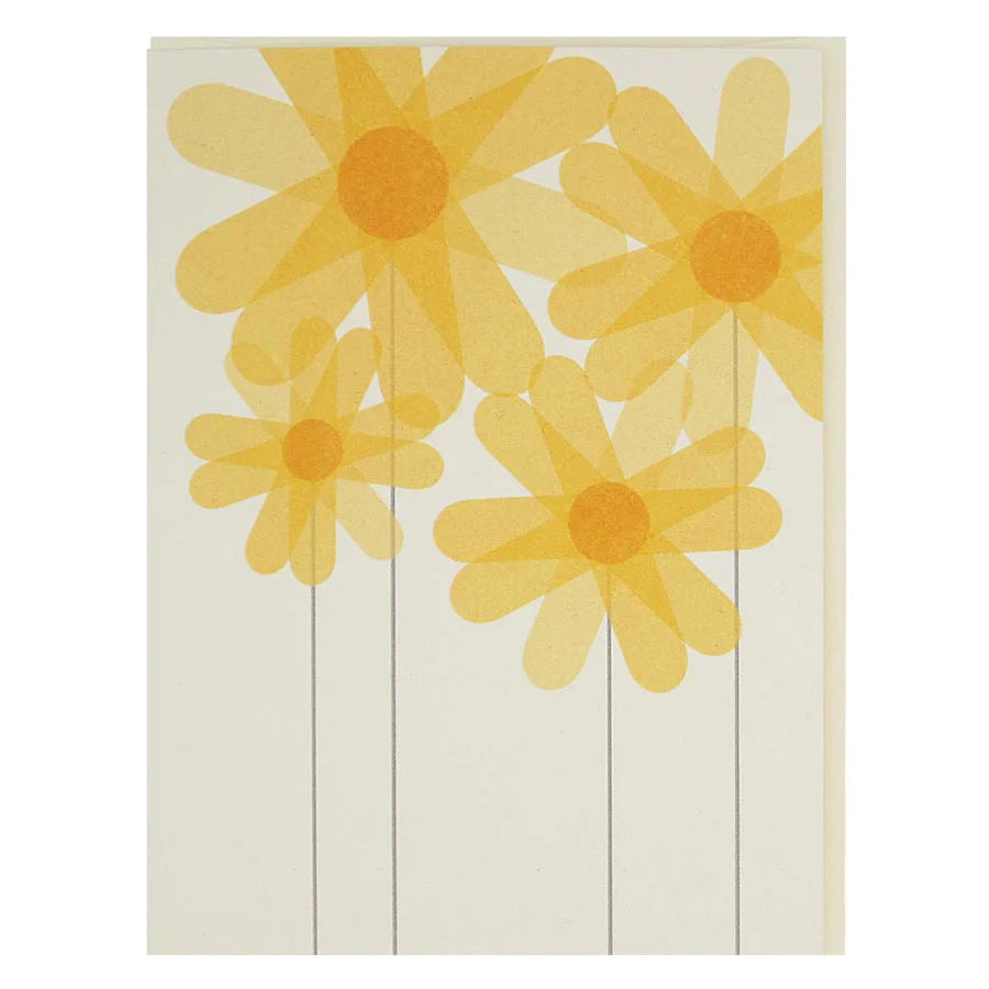 Card: Yellow Flowers