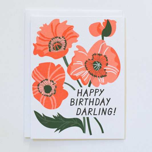 Card: Happy Birthday - Poppy Darling