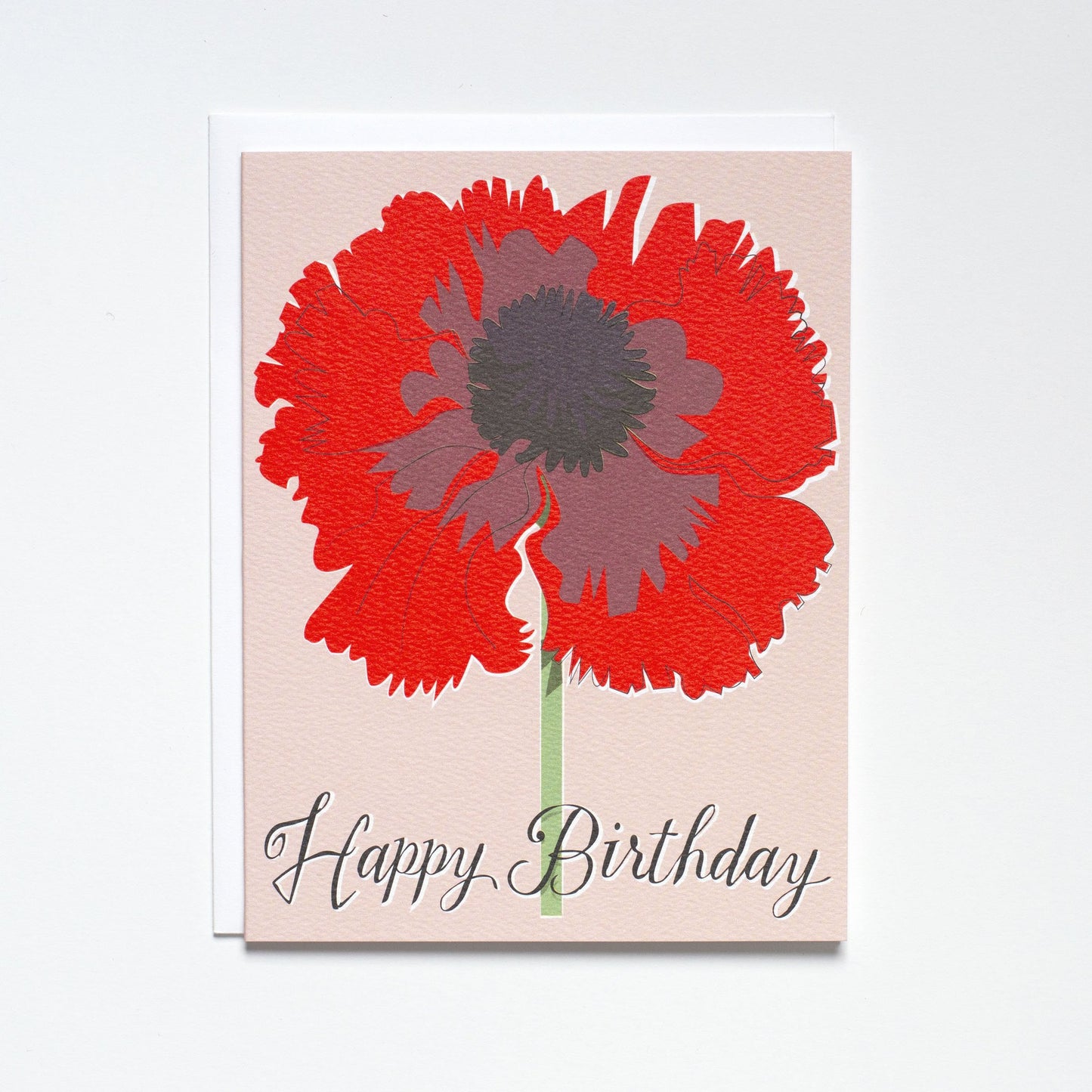 Card: Happy birthday - Big Poppy