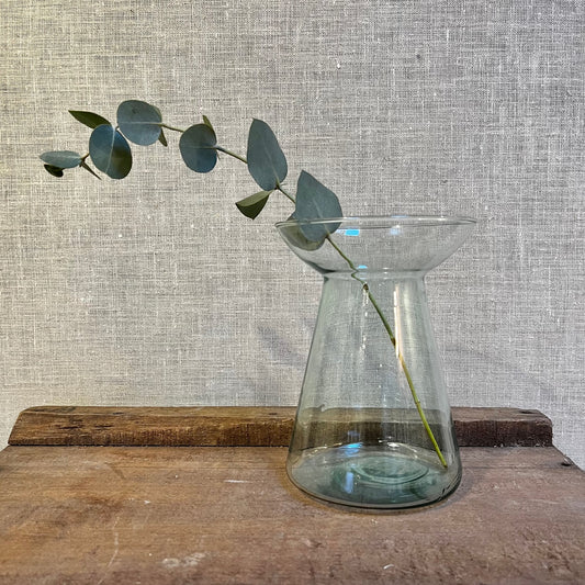 Glass Flared Vase for Bouquets