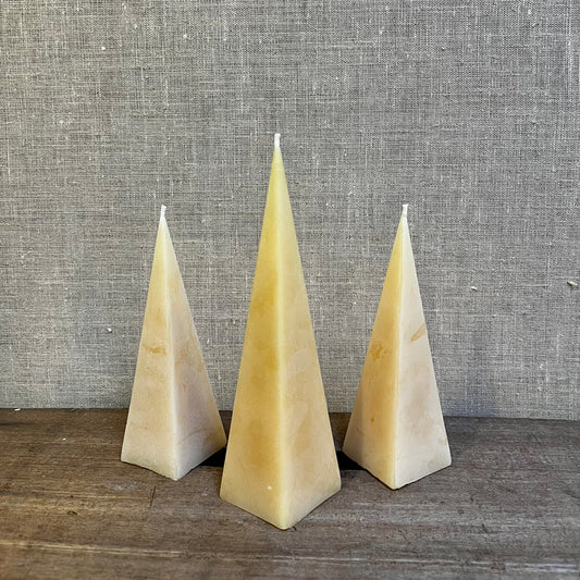Beeswax Candles - Pyramid