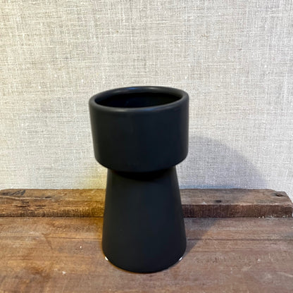 Ceramic vase - Black and White
