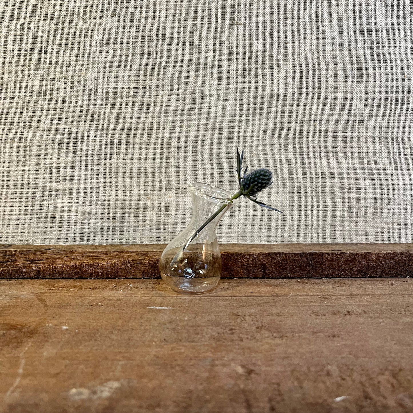 Flower shaped bud vase - Clear