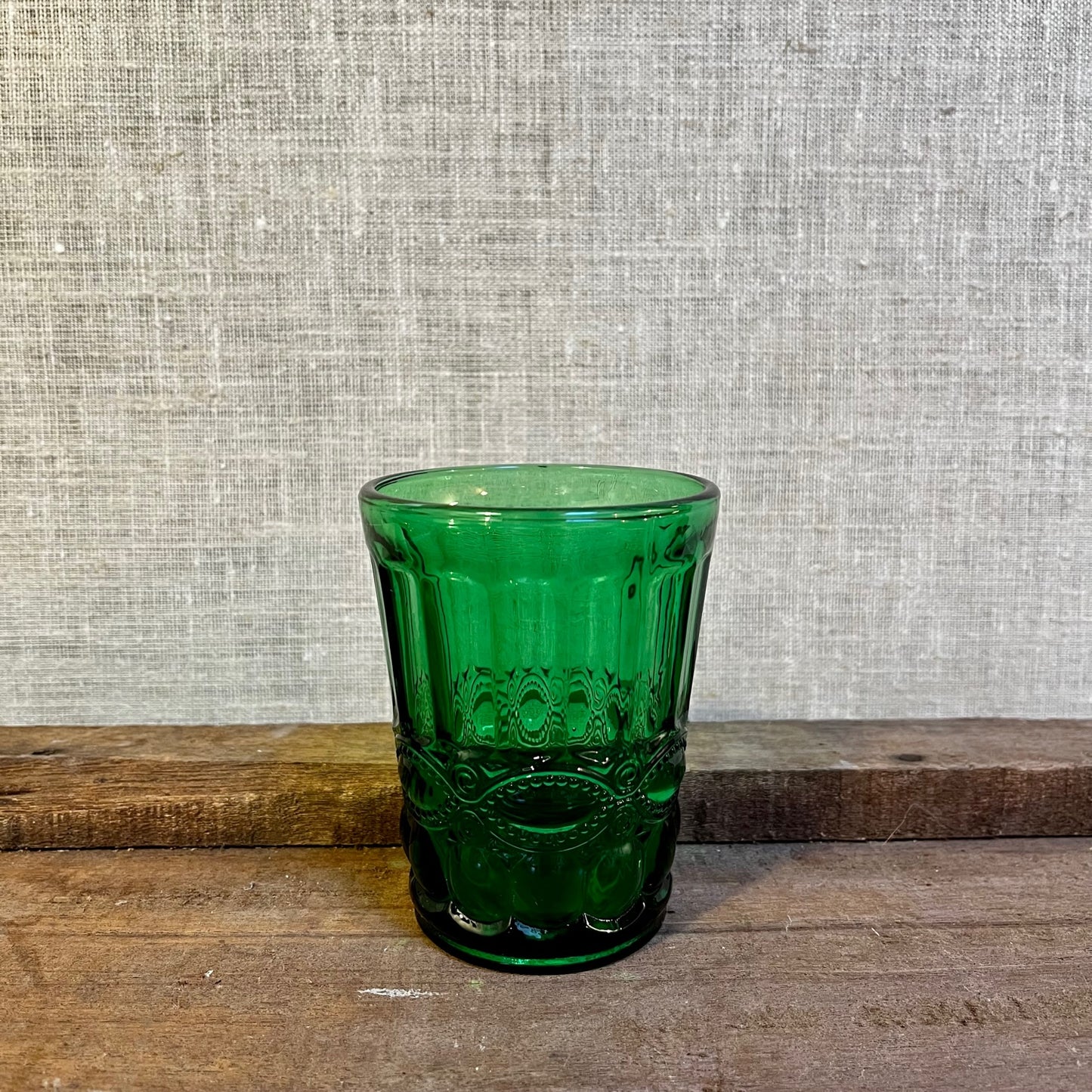 Glass Votive - Emerald Green