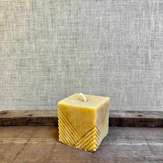Beeswax Candles - Cube