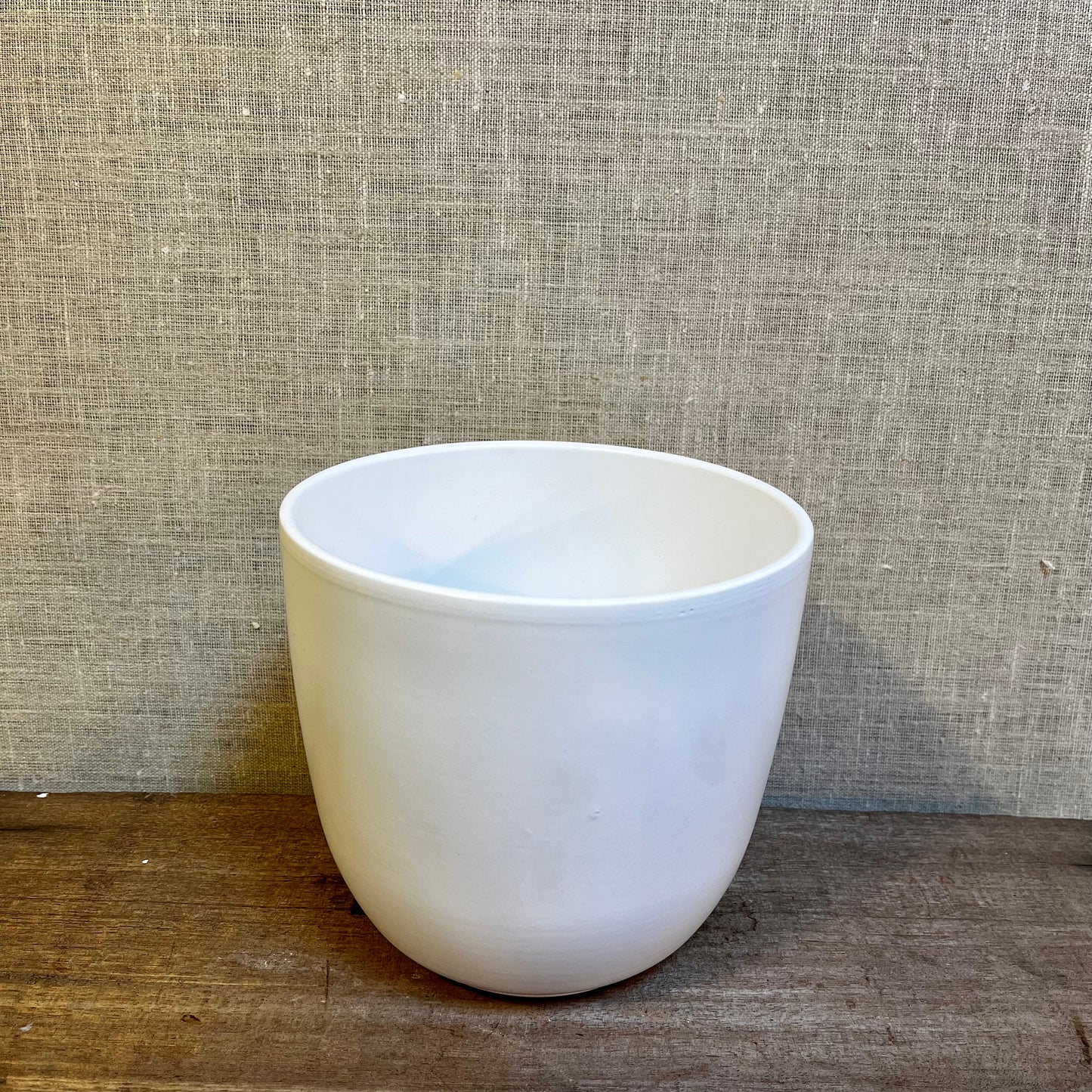 Ceramic Pot - White Plain