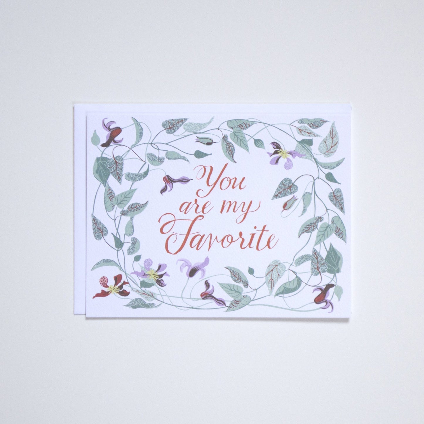 Card: My Favourite - Clematis