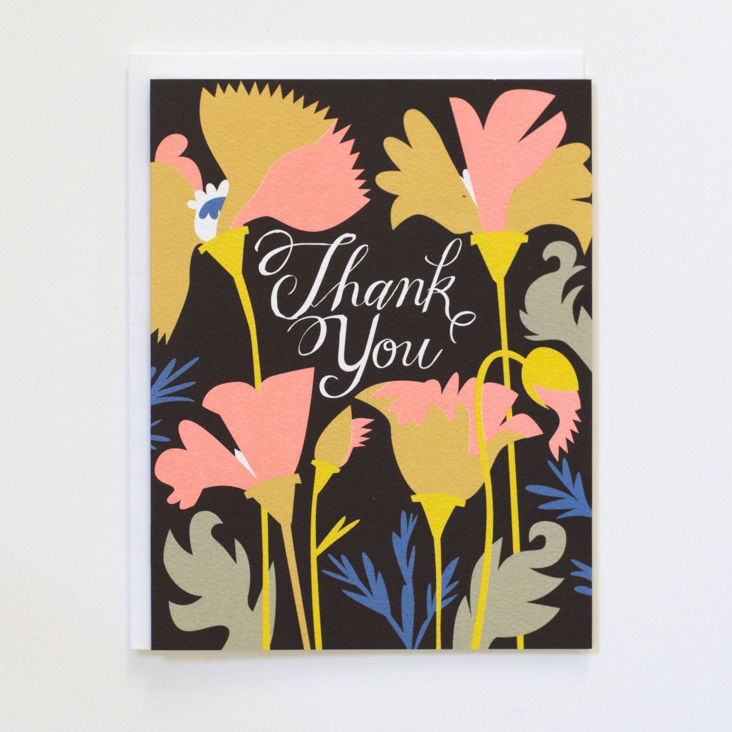 Card: Thank You Psychedelic Flowers