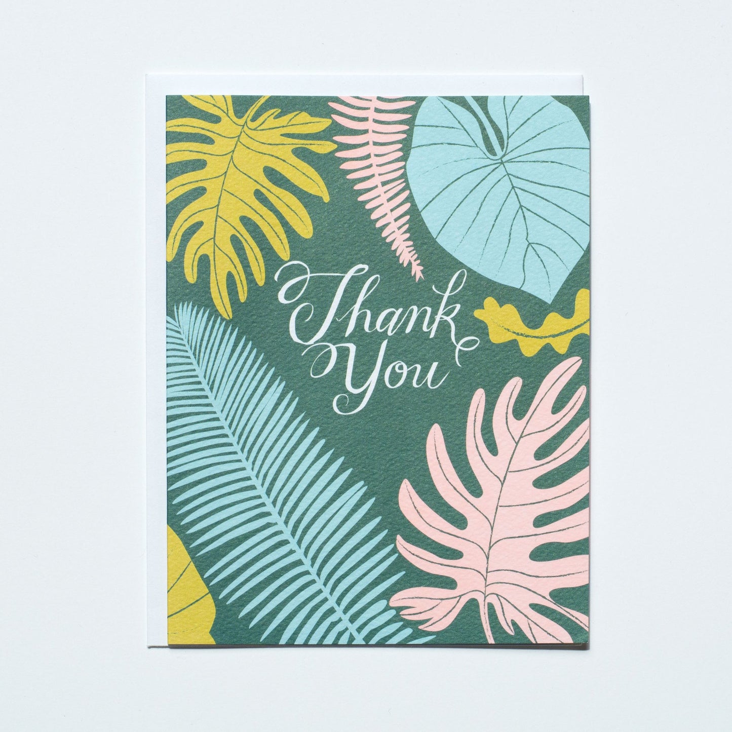 Card: Thank you Leaves